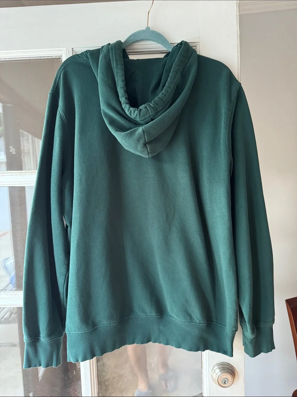 The North Face Men’s Deep Teal Pullover Hoodie with White Logo size xl